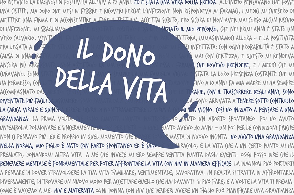 Storia il dono della vita Blu